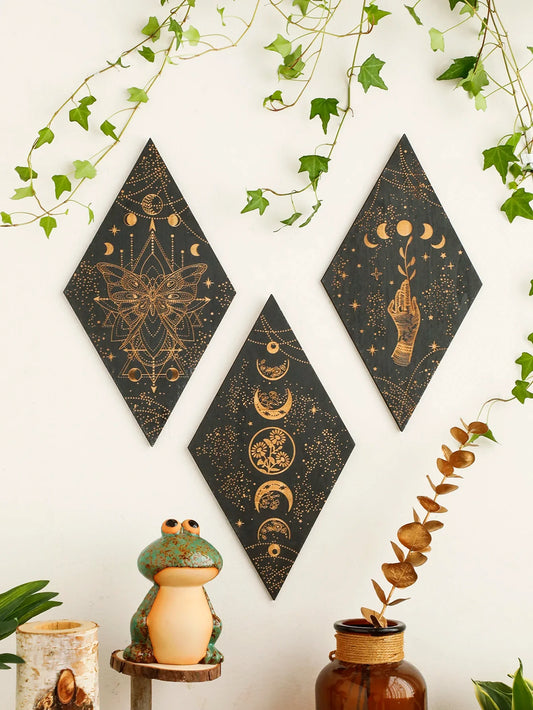 Moon Phase Wall Plaques